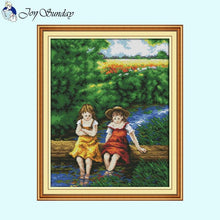 Load image into Gallery viewer, Countryside Scenery  Cross Stitch  Kits - AIMDIY