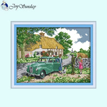 Load image into Gallery viewer, Countryside Scenery Cross Stitch Kits - AIMDIY