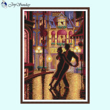 Load image into Gallery viewer, Couple Dancing Tango By The Roadside - AIMDIY