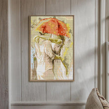 Load image into Gallery viewer, Couple under the umbrella Character Pattern Cross Stitch  Kit - AIMDIY