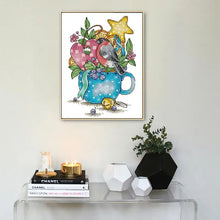Load image into Gallery viewer, Cup of Victory Cartoon Cross Stitch - AIMDIY