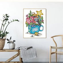 Load image into Gallery viewer, Cup of Victory Cartoon Cross Stitch - AIMDIY
