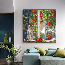 Load image into Gallery viewer, DIY Animal Pattern Cat on the Windows - AIMDIY