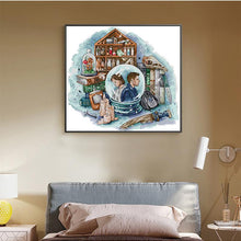 Load image into Gallery viewer, DIY Character Pattern Winchester Man Cross Stitch Kit - AIMDIY