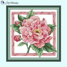 Load image into Gallery viewer, DIY Blooming Peonies - Cross Stitch Kits - AIMDIY