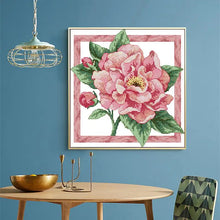 Load image into Gallery viewer, DIY Blooming Peonies - Cross Stitch Kits - AIMDIY
