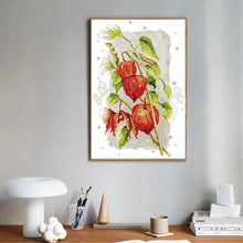 Load image into Gallery viewer, Printed Fabric DIY Floral Patterns Handmade Cross Stitch - AIMDIY