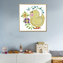 Load image into Gallery viewer, DIY Kids Handmade Kit Yellow Chicken Cartoon Pattern Joy Sunday Cross Stitch - AIMDIY