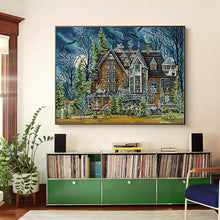 Load image into Gallery viewer, Dark Castle DIY Scenery Patterns Cross Stitch Kit - AIMDIY