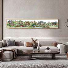 Load image into Gallery viewer, European Town Scenery Printed Cross Stitch Kit - AIMDIY