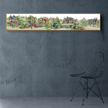 Load image into Gallery viewer, European Town Scenery Printed Cross Stitch Kit - AIMDIY