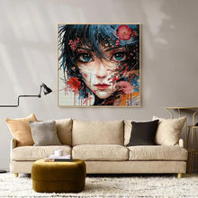 Load image into Gallery viewer, Fix one's eyes on DIY Character Pattern Cross Stitch Kits - AIMDIY