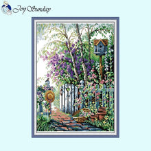 Load image into Gallery viewer, Flower Scenery Cross Stitch Kits - AIMDIY