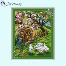 Load image into Gallery viewer, Flower Scenery Cross Stitch Kits - AIMDIY
