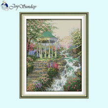 Load image into Gallery viewer, Flower Scenery Cross Stitch Kits - AIMDIY