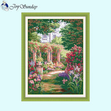 Load image into Gallery viewer, Flower Scenery Cross Stitch Kits - AIMDIY