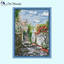 Load image into Gallery viewer, Flower Scenery Cross Stitch Kits - AIMDIY