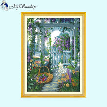 Load image into Gallery viewer, Flower Scenery Cross Stitch Kits - AIMDIY