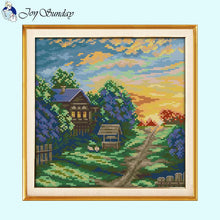 Load image into Gallery viewer, Flower Cottage Landscapes       Needlework - AIMDIY