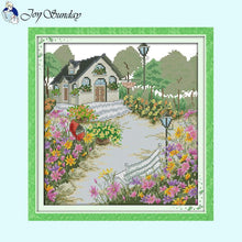 Load image into Gallery viewer, Flower Cottage Landscapes       Needlework - AIMDIY