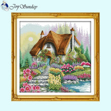 Load image into Gallery viewer, Flower Cottage Landscapes       Needlework - AIMDIY