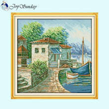 Load image into Gallery viewer, Flower Cottage Landscapes       Needlework - AIMDIY