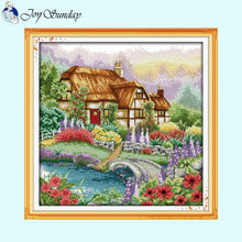 Load image into Gallery viewer, Flower Cottage Landscapes       Needlework - AIMDIY