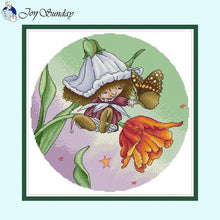 Load image into Gallery viewer, Flower Fairy Cartoon - AIMDIY
