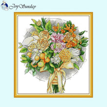 Load image into Gallery viewer, Flower Hand Bouquets Floral Pattern 11ct 14ct - AIMDIY