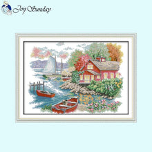 Load image into Gallery viewer, Flower House Landscape s         Thread - AIMDIY