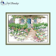 Load image into Gallery viewer, Flower House Landscape s Thread - AIMDIY