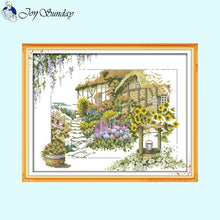 Load image into Gallery viewer, Flower House Landscape s         Thread - AIMDIY