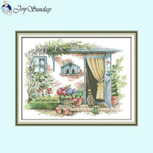 Load image into Gallery viewer, Flower House Landscape s         Thread - AIMDIY