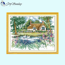 Load image into Gallery viewer, Flower House Landscape s         Thread - AIMDIY