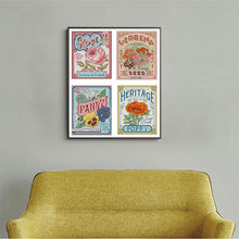 Load image into Gallery viewer, Flower Illustrations Floral Pattern - AIMDIY