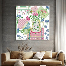 Load image into Gallery viewer, Flower Little Kitchen Still Life Pattern Cross Stitch - AIMDIY