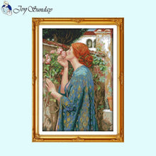 Load image into Gallery viewer, Flower Picking Beauty Character - AIMDIY