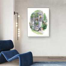 Load image into Gallery viewer, Flower Room Cross Stitch Kit - AIMDIY