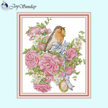 Load image into Gallery viewer, Flower and Bird Pattern DMC - AIMDIY