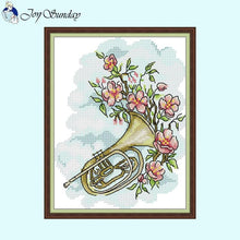 Load image into Gallery viewer, Flower And Musical Instrument - AIMDIY