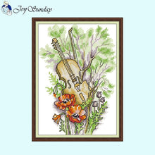 Load image into Gallery viewer, Flower And Musical Instrument - AIMDIY