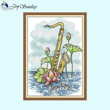 Load image into Gallery viewer, Flower And Musical Instrument - AIMDIY