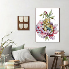 Load image into Gallery viewer, Flower Bear Cartoon Animal Pattern - AIMDIY