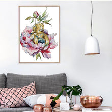 Load image into Gallery viewer, Flower Bear Cartoon Animal Pattern - AIMDIY