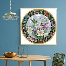 Load image into Gallery viewer, Floral Pattern Flowers and Birds DIY Cross Stitch Kit - AIMDIY