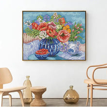 Load image into Gallery viewer, Flowers and Fruits Still Life Pattern Cross Stitch Kit