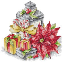 Load image into Gallery viewer, DIY Floral Pattern Cross Stitch Kit Flowers and Horse Lamps - AIMDIY