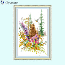 Load image into Gallery viewer, Joy Sunday Forest Elf Cross Stitch - AIMDIY