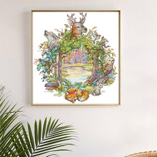 Load image into Gallery viewer, Forest Garland Animal Scenery Pattern - AIMDIY