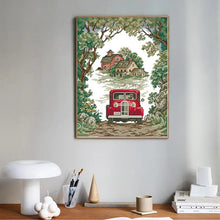 Load image into Gallery viewer, Forest Rescuer Car Pattern Cross Stitch Kit - AIMDIY